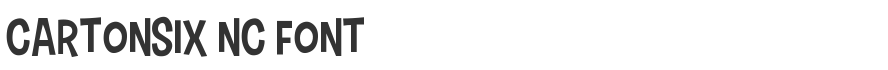 Cartonsix NC Font