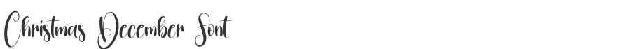 Christmas December Font