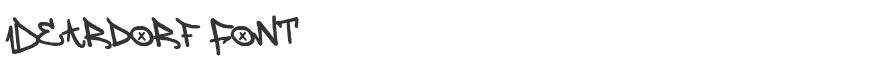 Deardorf Font