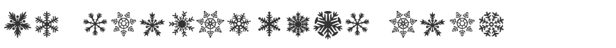 DH Snowflakes Font