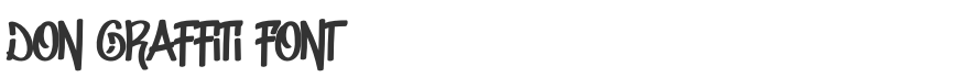 Don Graffiti Font