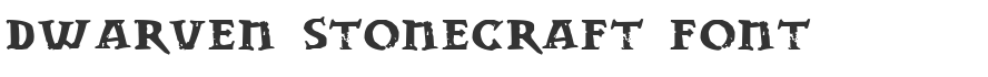 Dwarven Stonecraft Font