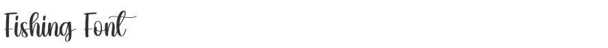 Fishing Font