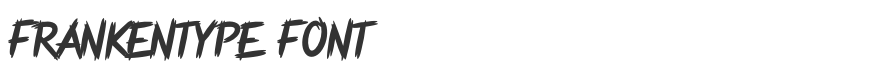 Frankentype Font