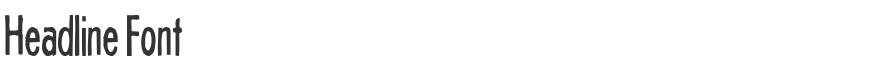 Headline Font