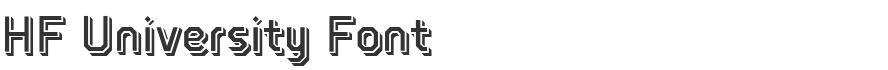 HF University Font