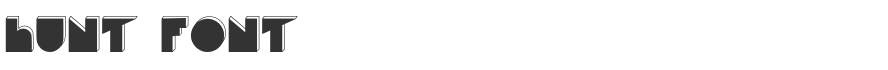 Hunt Font
