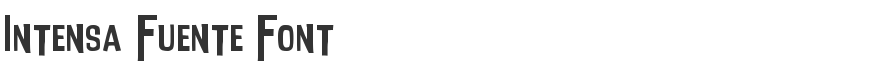 Intensa Fuente Font