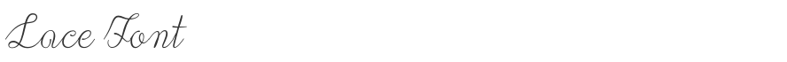 Lace Font