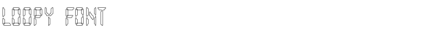 Loopy Font