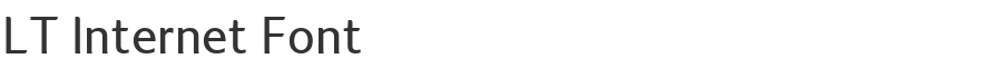 LT Internet Font