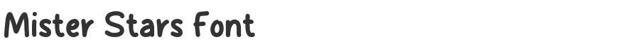 Mister Stars Font