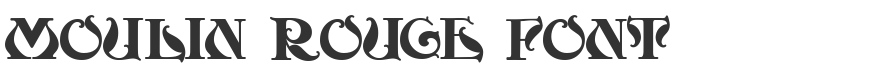 Moulin Rouge Font