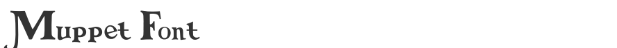 Muppet Font