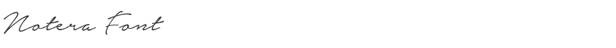 Notera Font