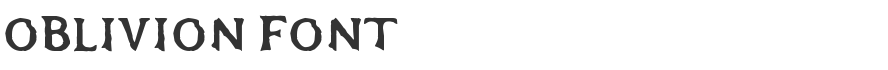 Oblivion Font