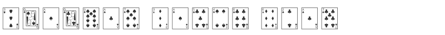 Playing Cards Font