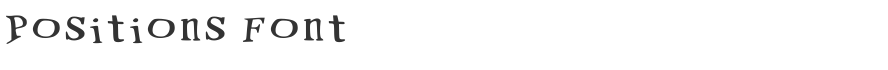 Positions Font