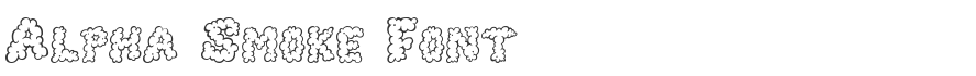 Alpha Smoke Font