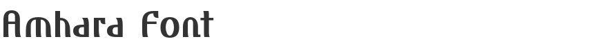 Amhara Font