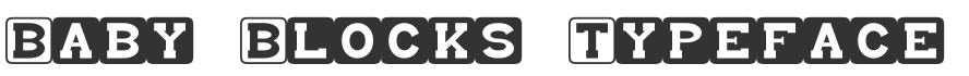 Baby Blocks Typeface
