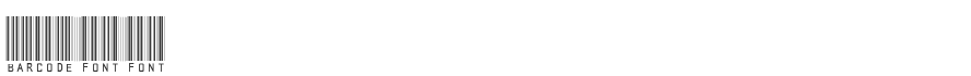 Barcode Font Font