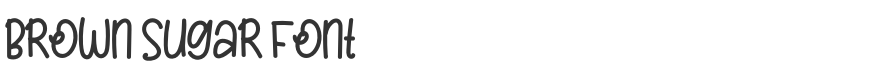 Brown Sugar Font