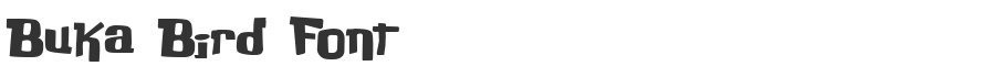 Buka Bird Font