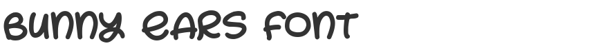 Bunny Ears Font