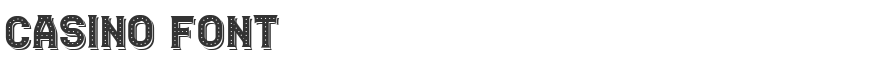 Casino Font