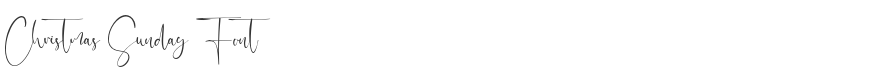 Christmas Sunday Font