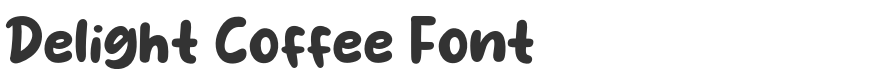 Delight Coffee Font