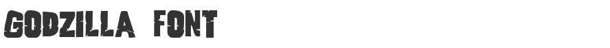 Godzilla Font