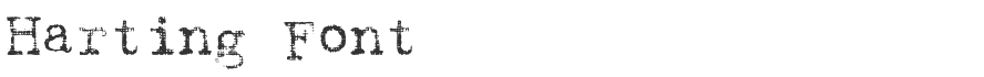 Harting Font