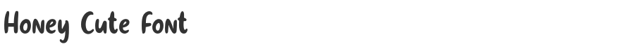Honey Cute Font