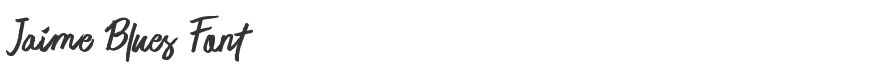 Jaime Blues Font
