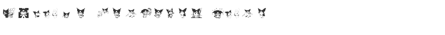 Kuromi Dingbats Font