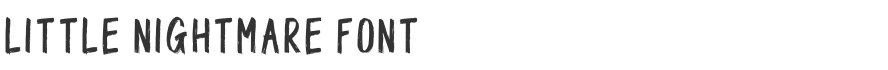 Little Nightmare Font