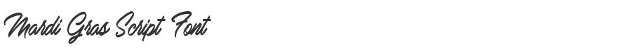 Mardi Gras Script Font