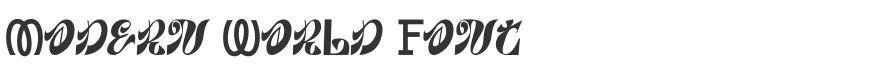 Modern World Font