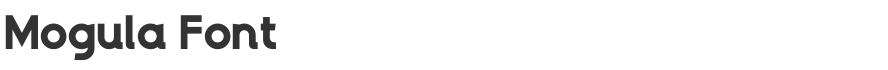 Mogula Font