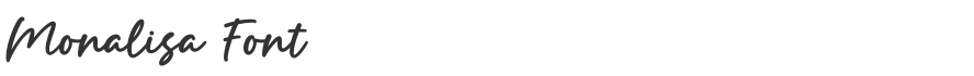 Monalisa Font