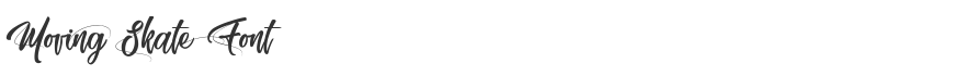 Moving Skate Font