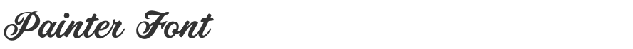 Painter Font
