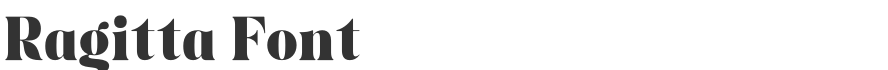 Ragitta Font