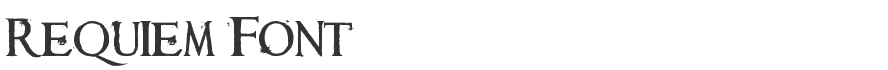 Requiem Font