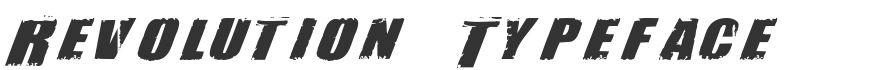 Revolution Typeface