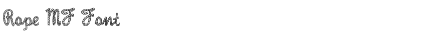 Rope MF Font