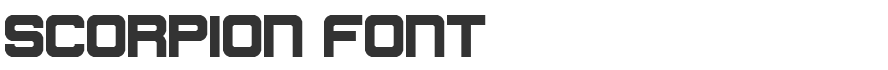 Scorpion Font