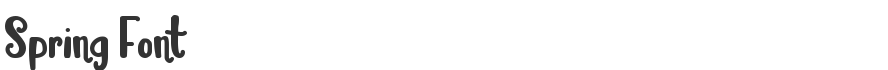 Spring Font